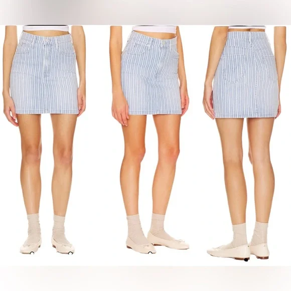 Mother High Waisted Smokin Double Mini Skirt Size 27 - Picture 16 of 16